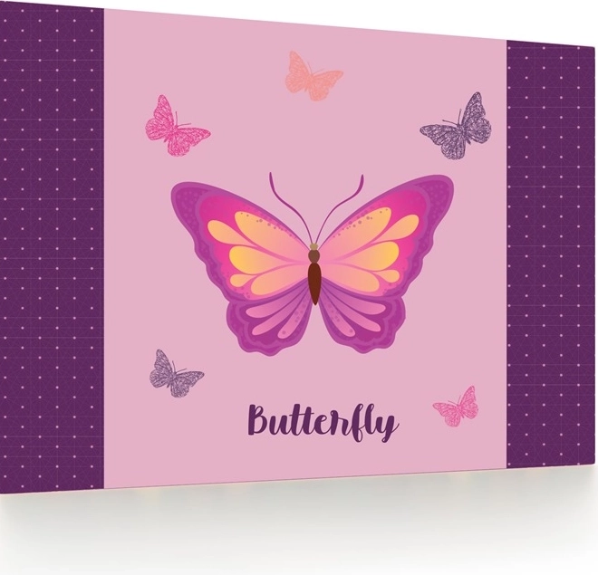Desk mat with butterfly motif 60 × 40 cm