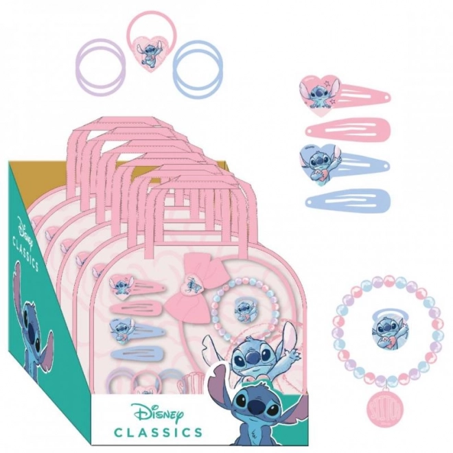 Set van 12 haaraccessoires Stitch
