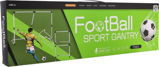 Voetbaldoel 2-in-1 met bal voor kinderen