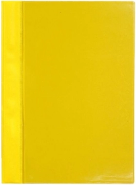 Classeur rapide A4 en PVC avec pochette avant transparente jaune