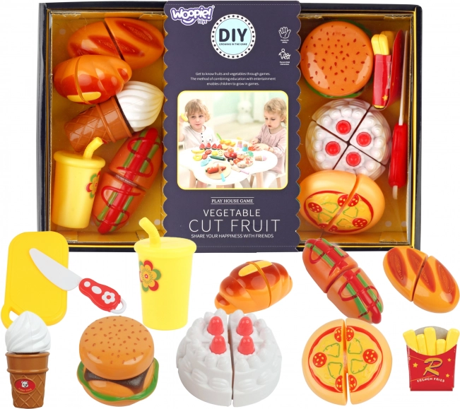 Woopie XXL Ensemble de Coupe de Fruits et Pâtisserie