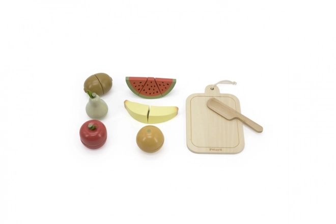 Houten snijfruit voor kinderen