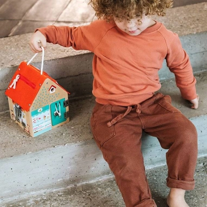 Lilliputiens – houten huisje met sloten