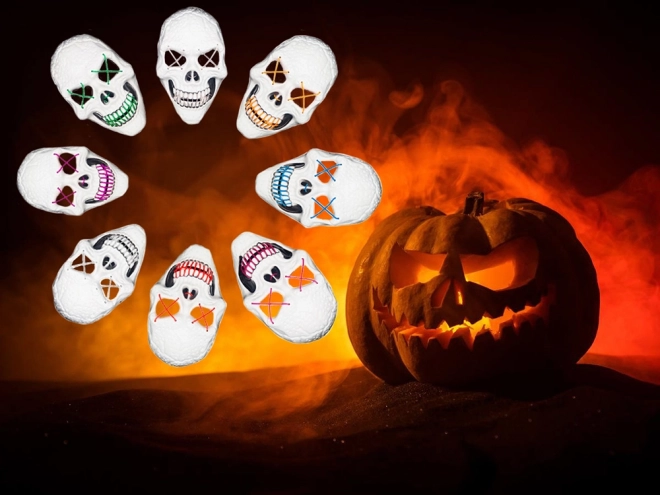 Lichtgevende Halloweenmasker