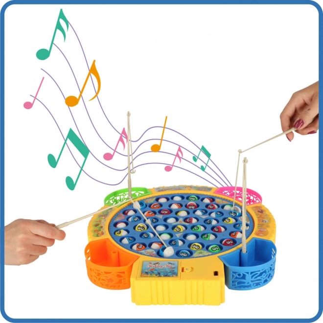 Kinderspel vissen 45 vissen + 4 hengels