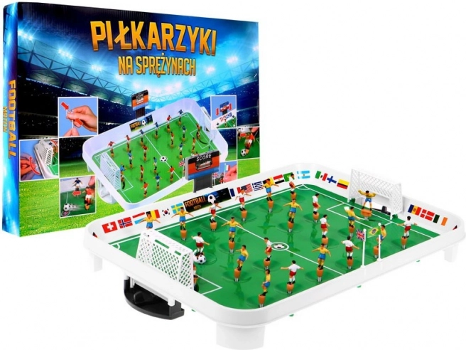 Tafelvoetbal op veren