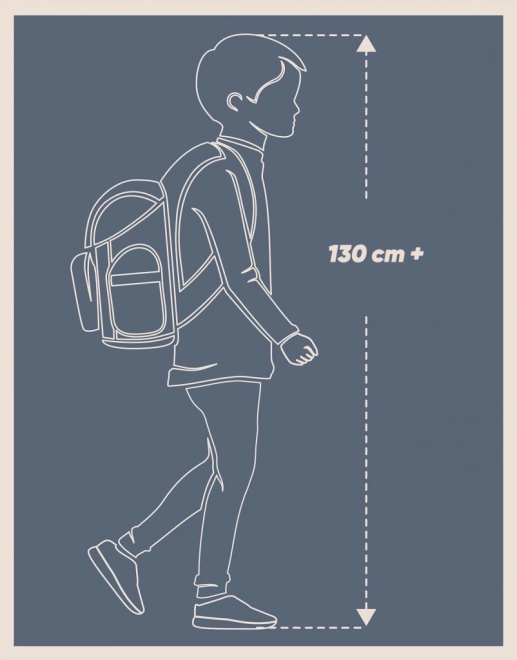 BAAGL SET 3 Skate Struktury: sac à dos, trousse, sac