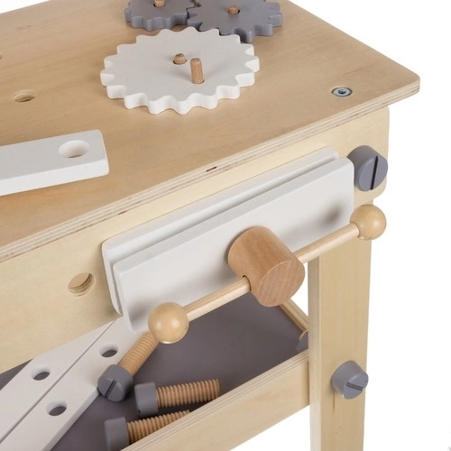 Kruzzel 24820 Kinder houten werkbank met gereedschap