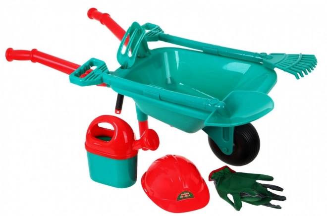 Set gereedschap met wieltje voor kleine tuinen