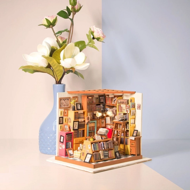 Samova studieruimte - DIY Miniatuur Poppenhuis Bibliotheek