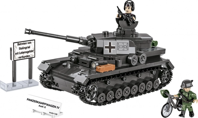 COBI 3127 Tweede Wereldoorlog Duitse tank Panzerkampfwagen IV Ausf. G 1:35
