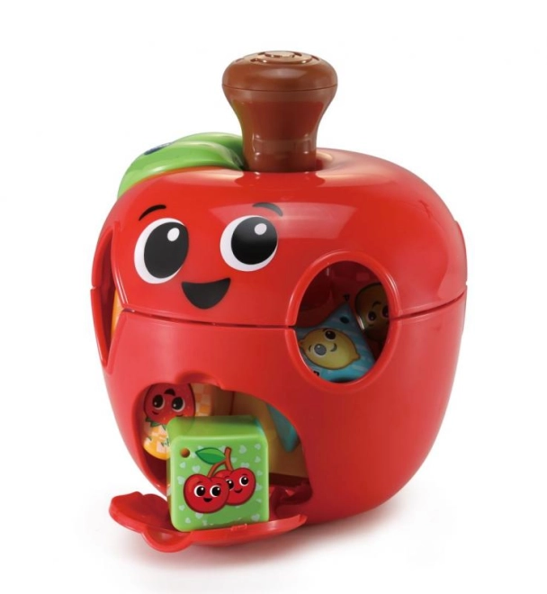Ein Apfel voller Spaß aus recycelten Materialien