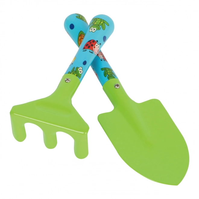 Tuinset voor kinderen met kruiwagen