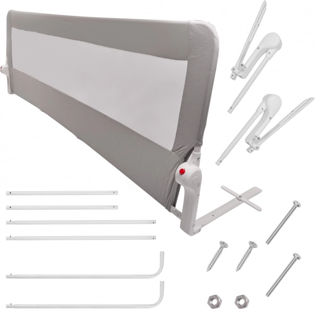 Protective Bed Rail Foldable 200 cm Grey