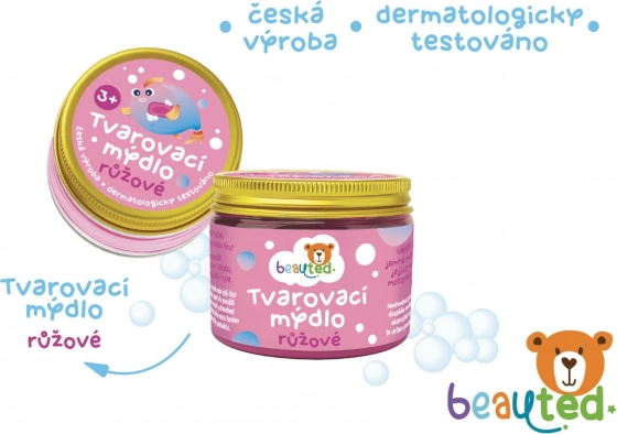 Savon modelable en boîte refermable – Rose