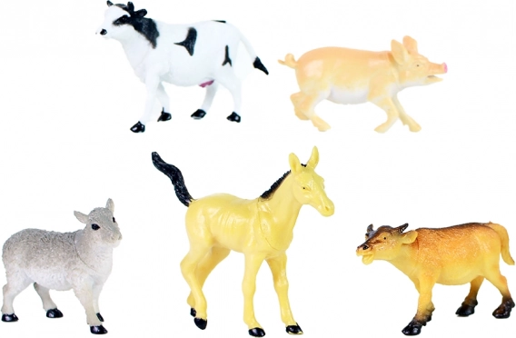 Mini animaux de la ferme en sachet – 5 pcs