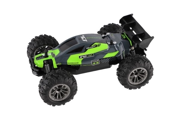 Auto RC Buggy snelheid 2,4GHz plastic 25cm op batterijen in doos 31x14x18cm – Groen