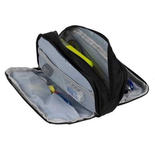 black three-compartment pencil case Maaleo