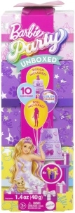 Barbie Party Unboxed birthday set with puppy