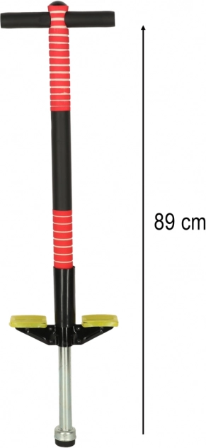 Springstok Pogo rood met verstelbare hoogte