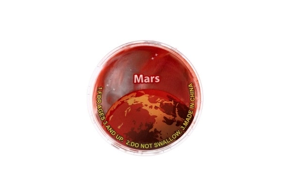 Slijm - materie van planeten zonnestelsel 7cm mix kleuren