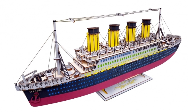Woodcraft Houten 3D puzzel Titanic