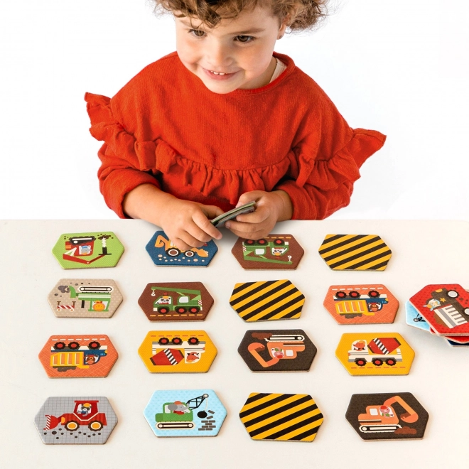 Pexeso Construction Machines for Kids