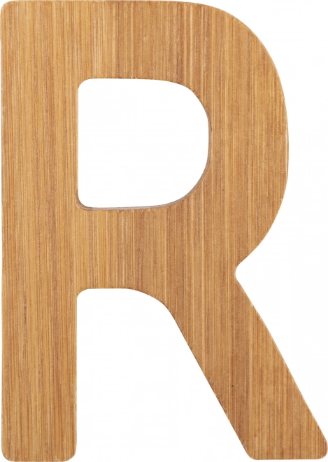 small foot bamboe letter R