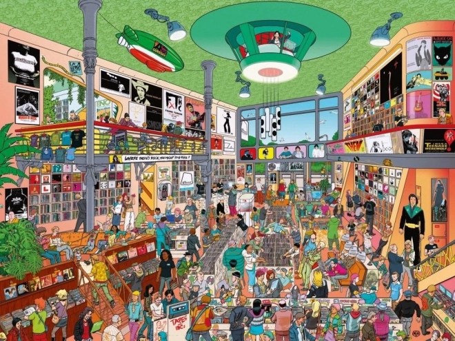 Puzzle Magasin de musique par Marc Herold