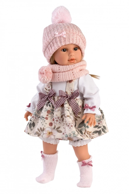Llorens 540C CARLA - realistische pop met zacht stoffen lichaam - 40 cm