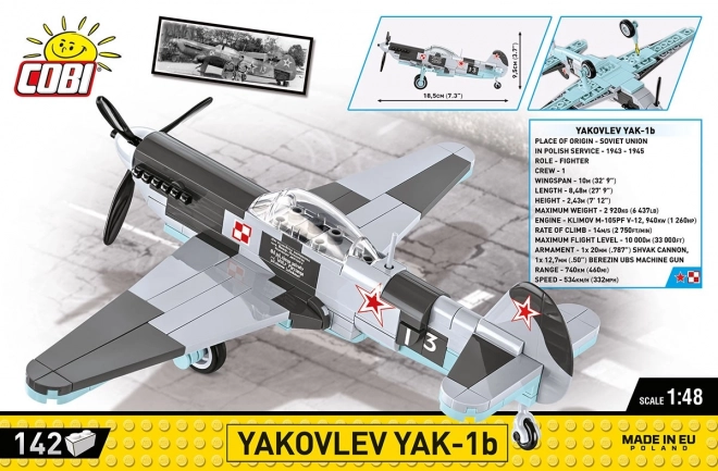 Modellbausatz Flugzeug Yakowlew Yak-1b