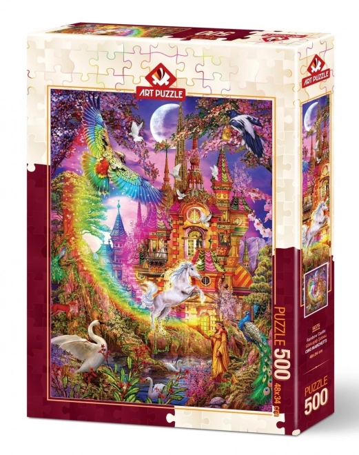 ART PUZZLE Puzzel Regenboogkasteel 500 stukjes