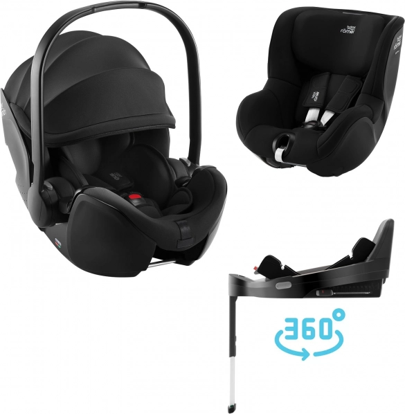 Siège auto évolutif Britax Römer Baby-Safe Pro et Dualfix 5Z