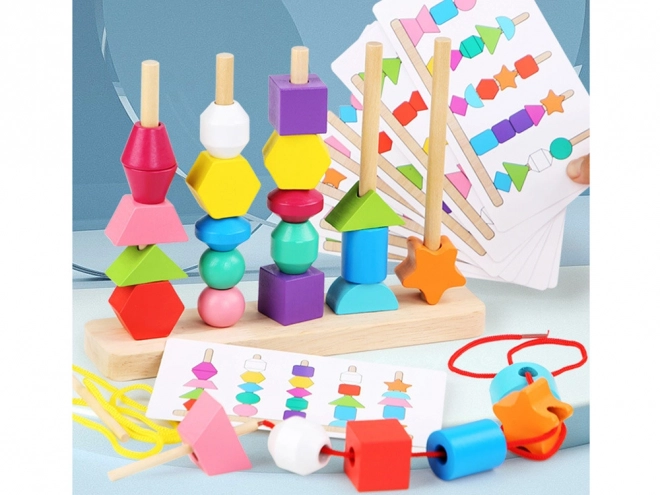 Houten educatieve puzzel 25 stuks