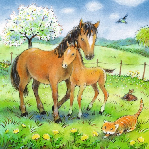 Charming farm animals