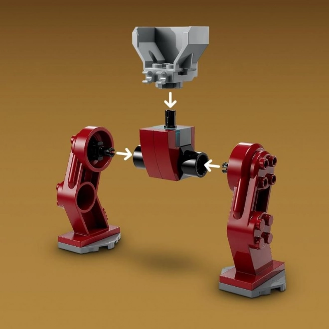 Lego Marvel Iron Man Hulkbuster tegen Thanos