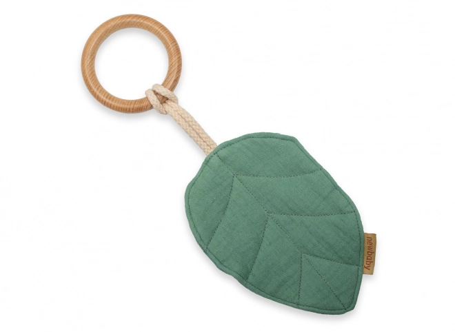 Beißring mit Blättern New Baby Leaf Mint