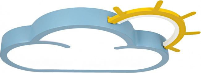 Kinderplafond LED-lamp Chmurka met afstandsbediening blauw