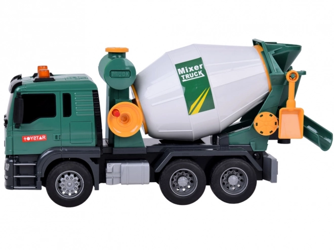 Rotating Drum Cement Mixer Toy with Sound Effects