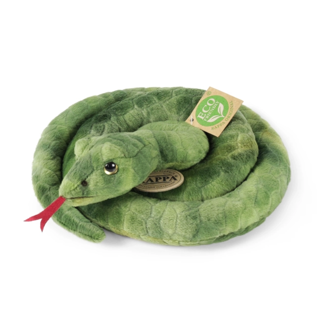 Eco-Friendly Green Plush Snake 90 cm