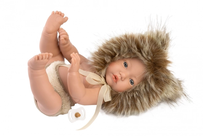 Llorens 63201 NEW BORN JONGEN - realistische pop baby met volledig vinyllichaam - 31 cm