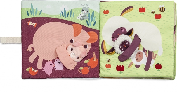 Textielboekje Jonge Dieren van Lilliputiens