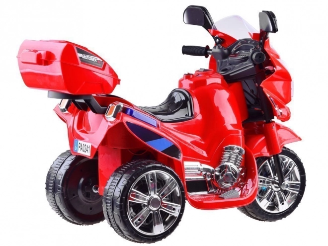 Kinder sportmotorfiets met kleurrijke LED-verlichting – Rood