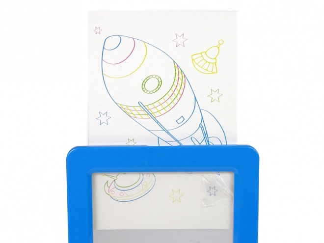 Magische Verlichtende 3D Bril voor het Bord Blauw