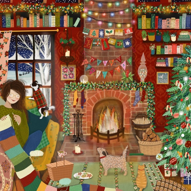 Family Christmas Puzzle 1000 Pieces