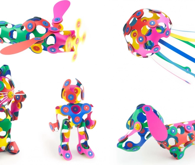 Cubes magnétiques Clixo Super Rainbow, 60 pièces