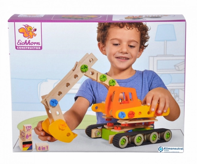 Kit de construction Constructor 4 Pelle - 170 pièces