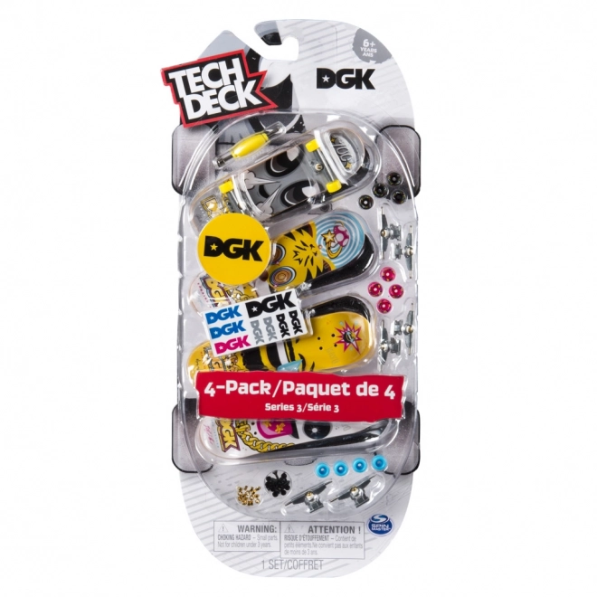 Tech Deck vingerboard vierdelige set
