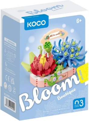 KOCO Building Kit Magic of Succulents, 271 pieces