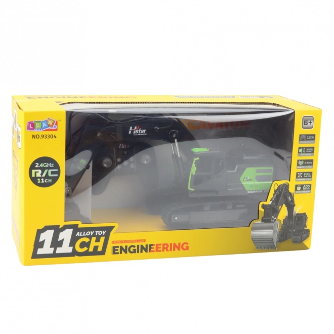 Afstandsbediende Rups Graafmachine 2.4G 11CH Zwart